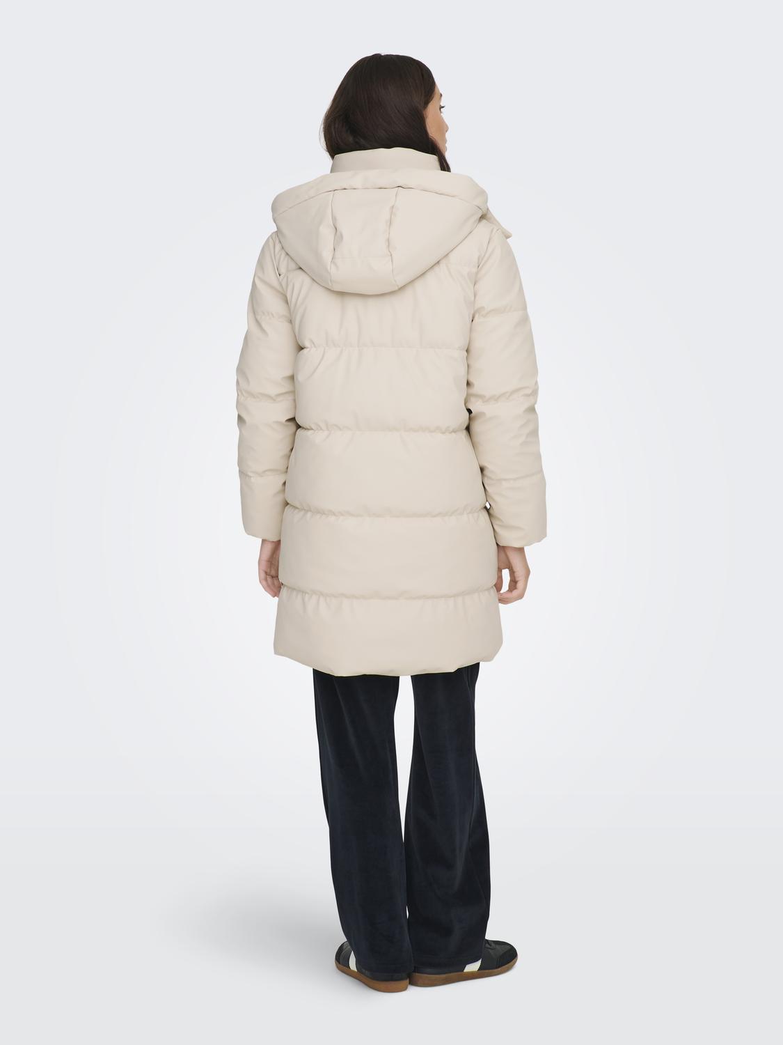 ONLAGNES COATED LONG PUFFER COAT OTW - 2