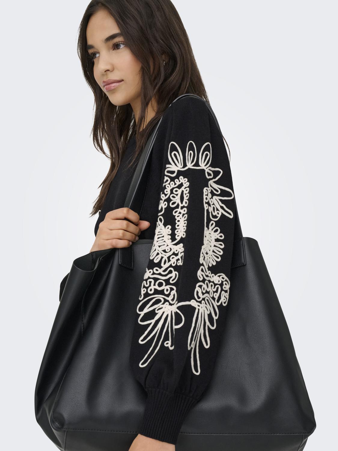 ONLMAGNOLIA LS DETAIL DRESS KNT - 5