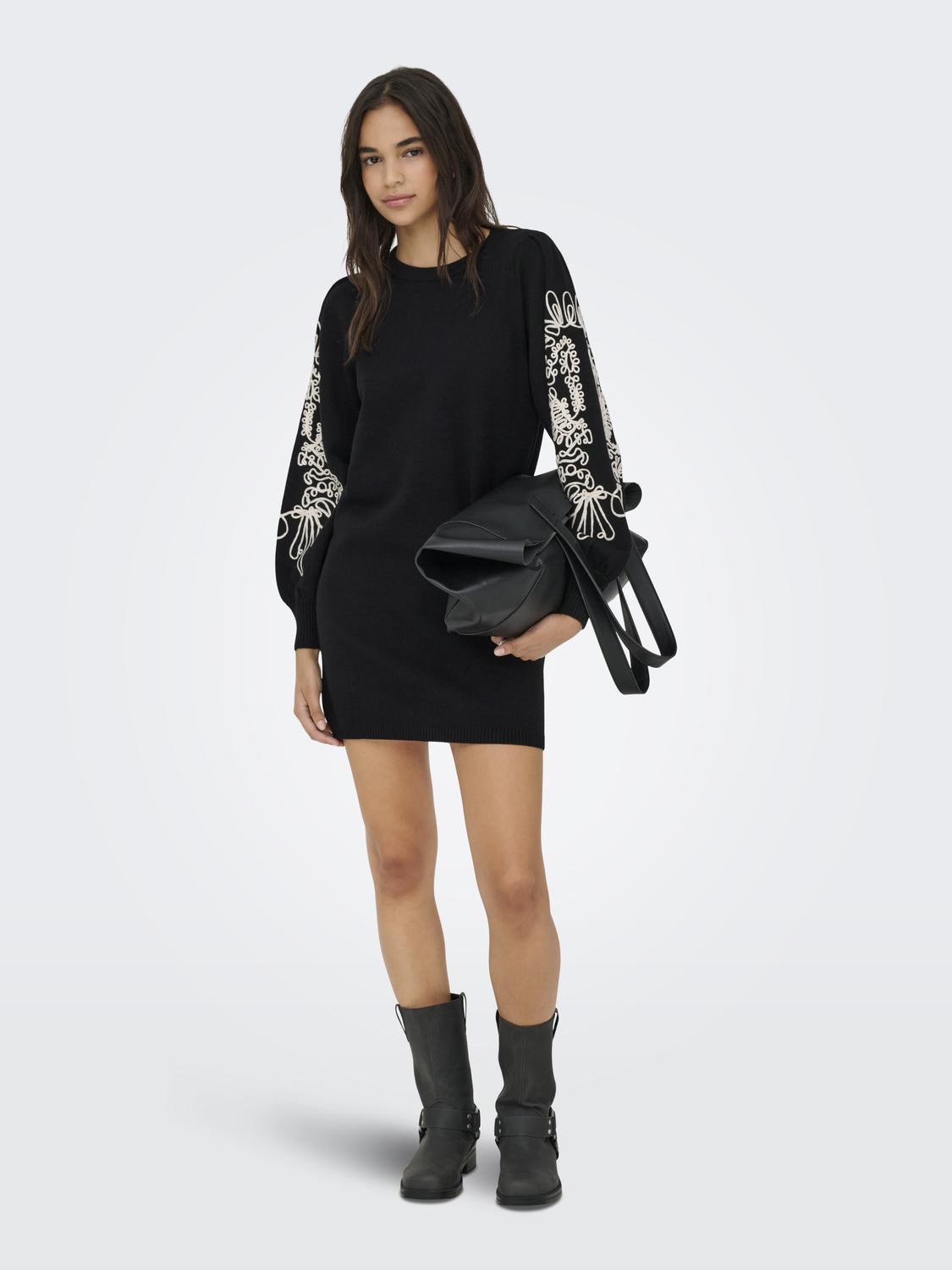ONLMAGNOLIA LS DETAIL DRESS KNT - 6