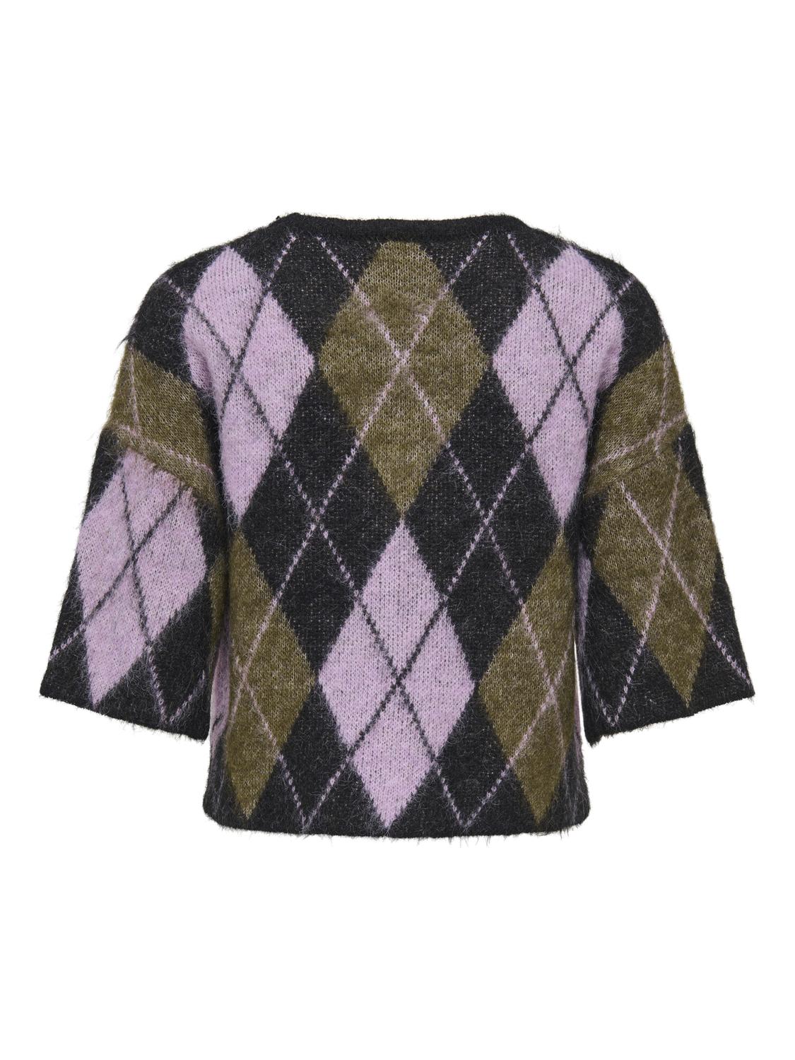 ONLNOEME SS PATTERN O-NECK KNT - 7