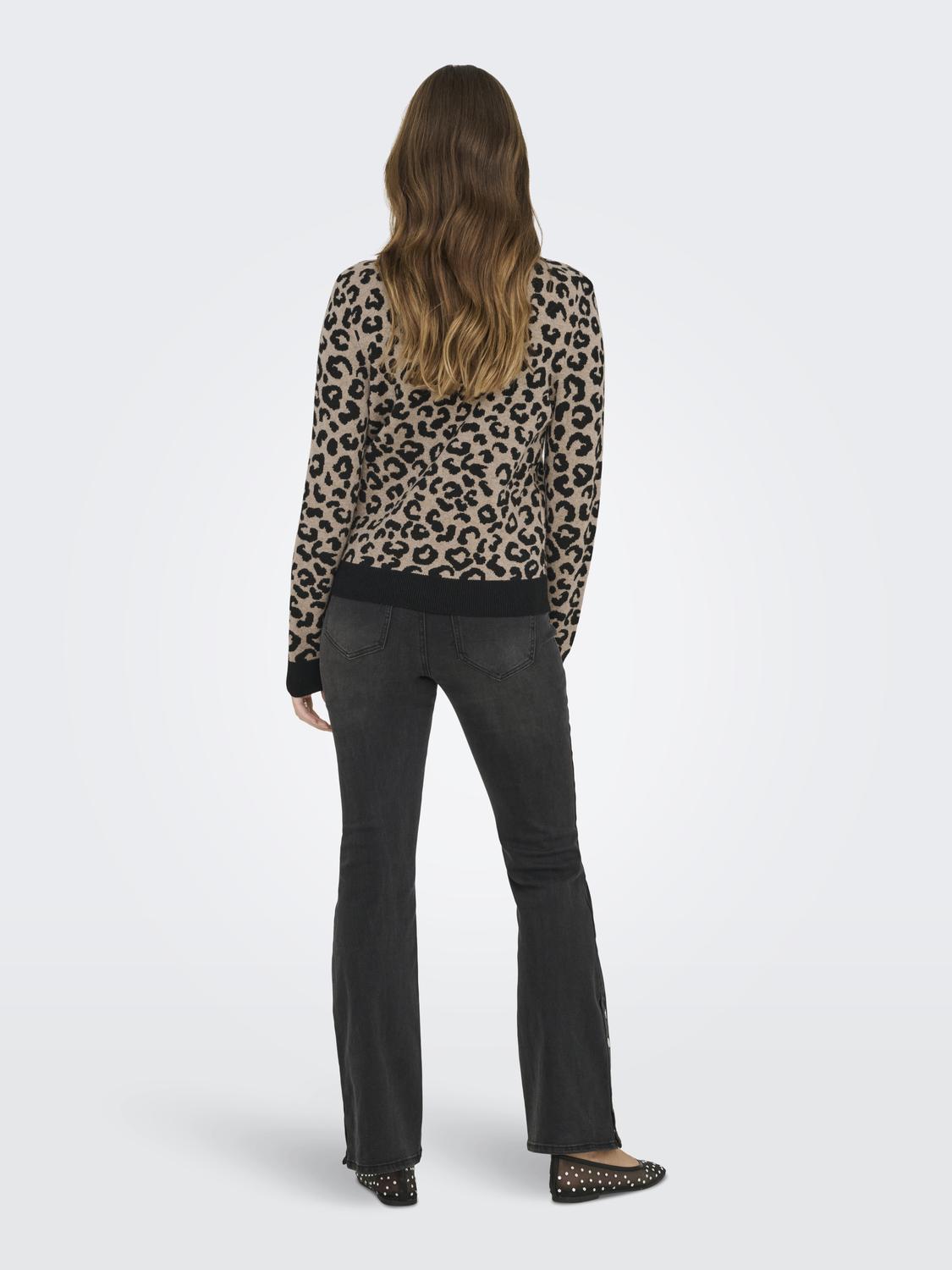 ONLIBI JQ LS HIGH NECK RP KNT - 2