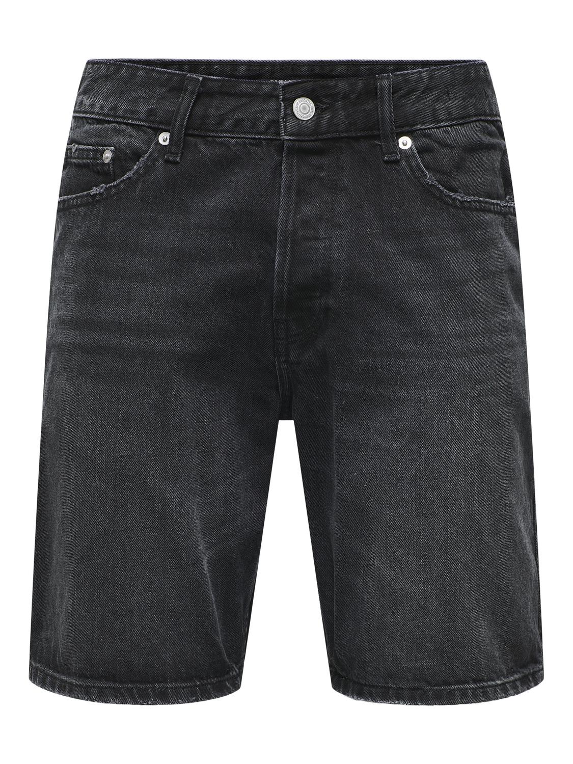 ONSEDGE BLACK 2047 TAI DNM SHORTS NOOS - 3