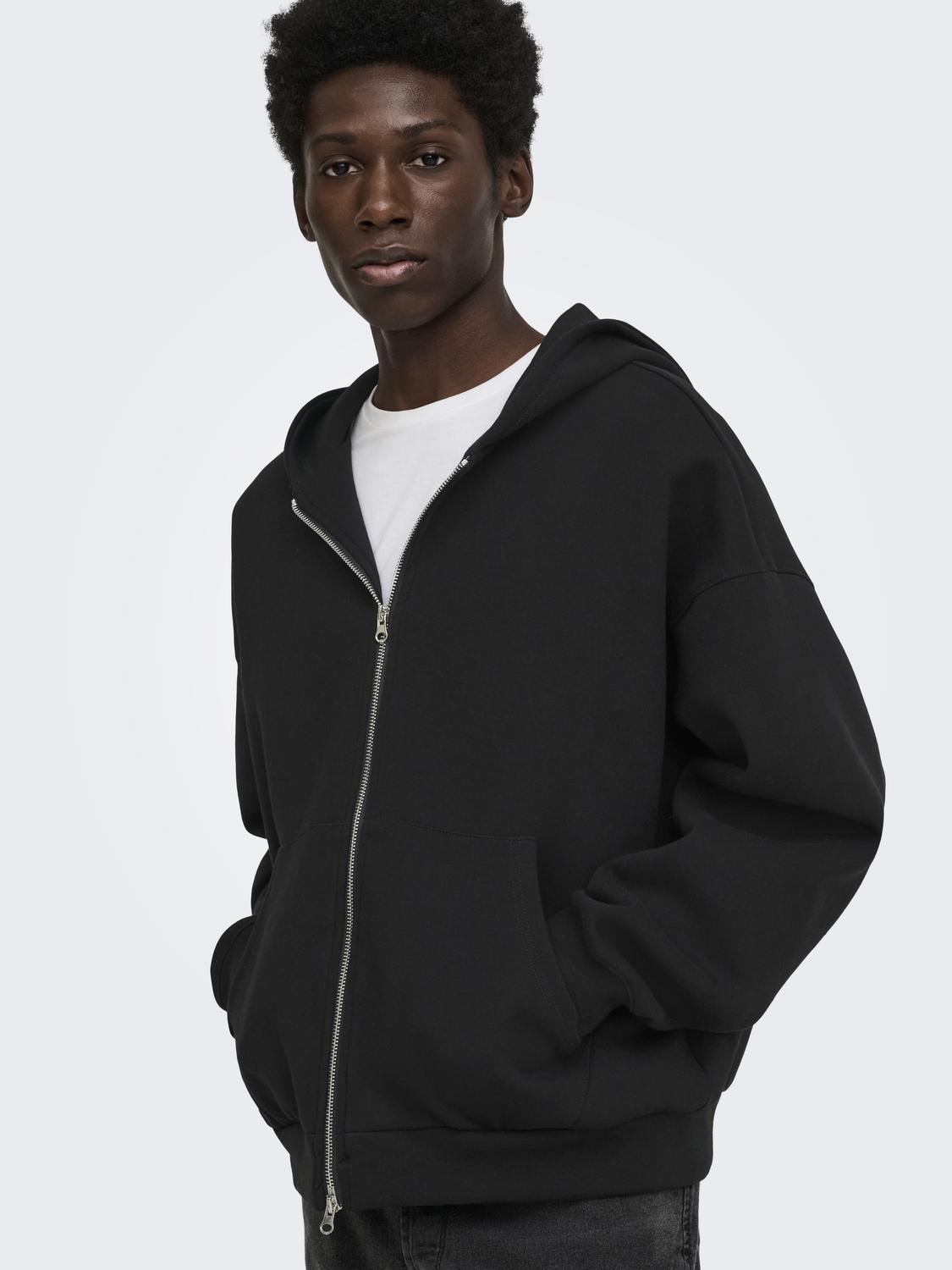 ONSGOYLE BOXY LS SCUBA ZIP HOODIE NOOS - 5