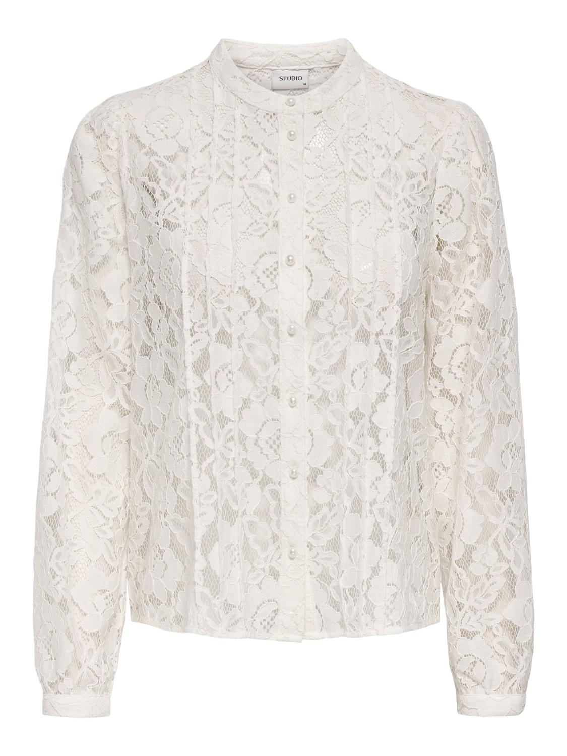 STUHOLLY L/S LACE SHIRT JRS