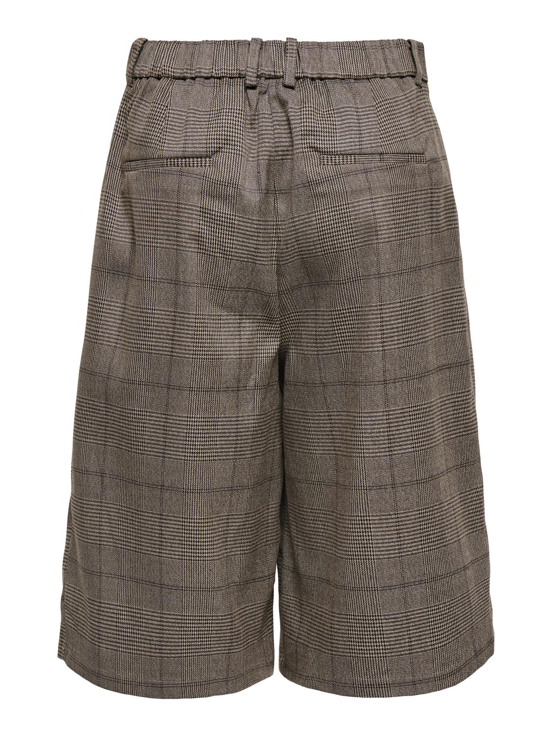 STUVIGA CHECKED CULOTTE PANT WVN - 3