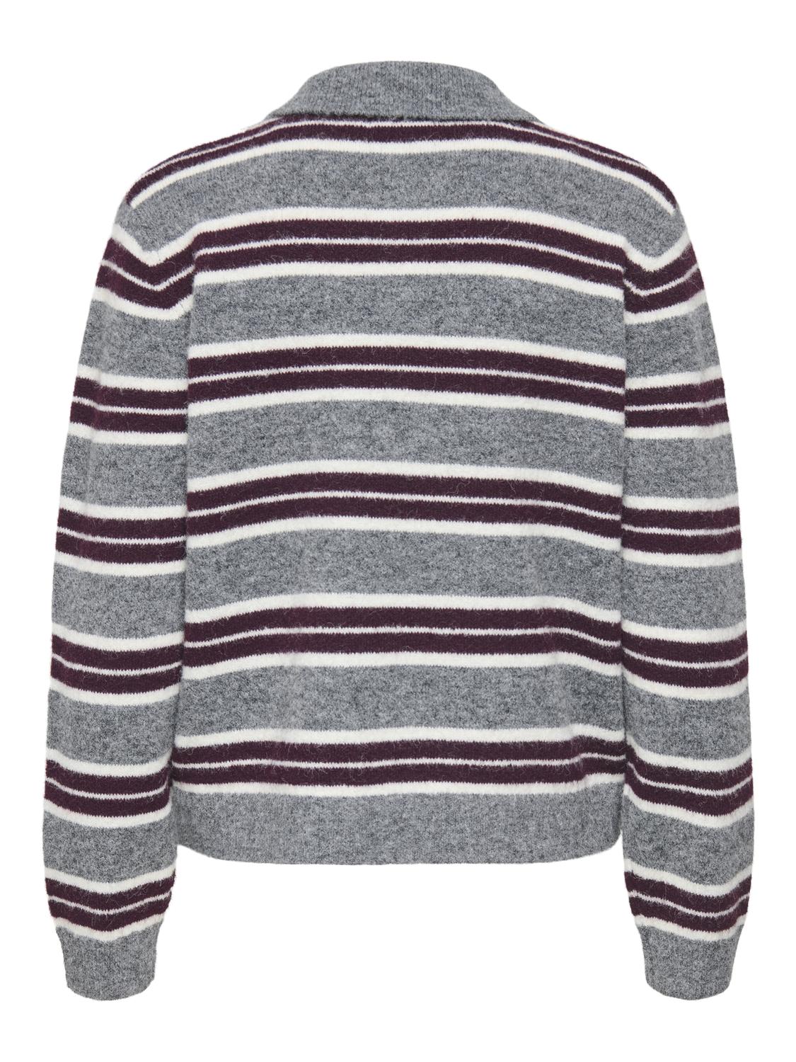 PGABIGAIL L/S POLO PULLOVER KNT - 3