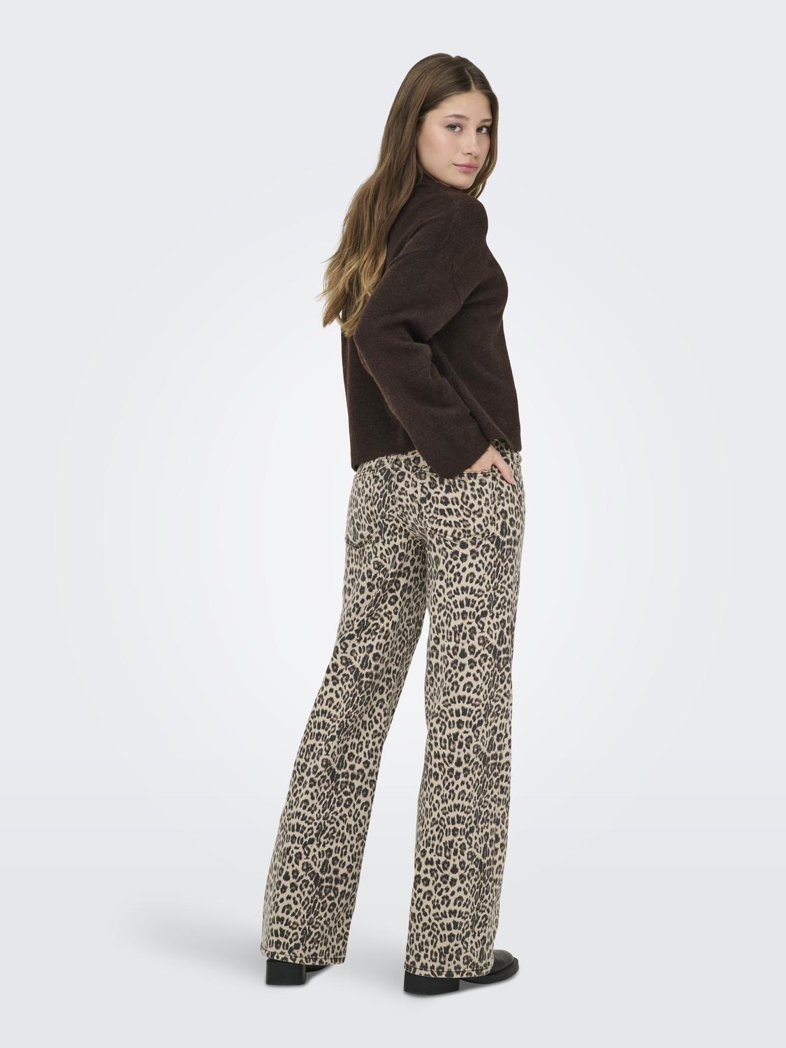 ONLMADISON BLUSH HW LEO WIDE DNM NOOS - 2