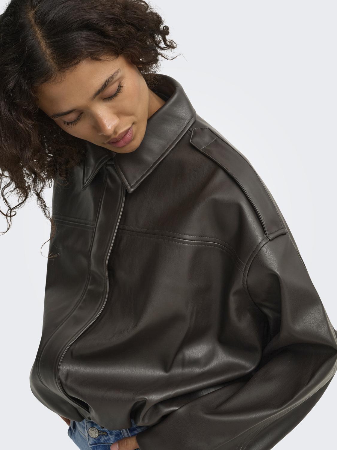 JDYANE FAUX LEATHER BAT JACKET OTW NOOS - 4