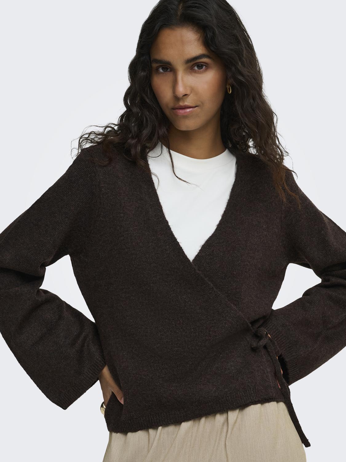 JDYSUPER BECKY L/S WRAP CARDI KNT NOOS - 5