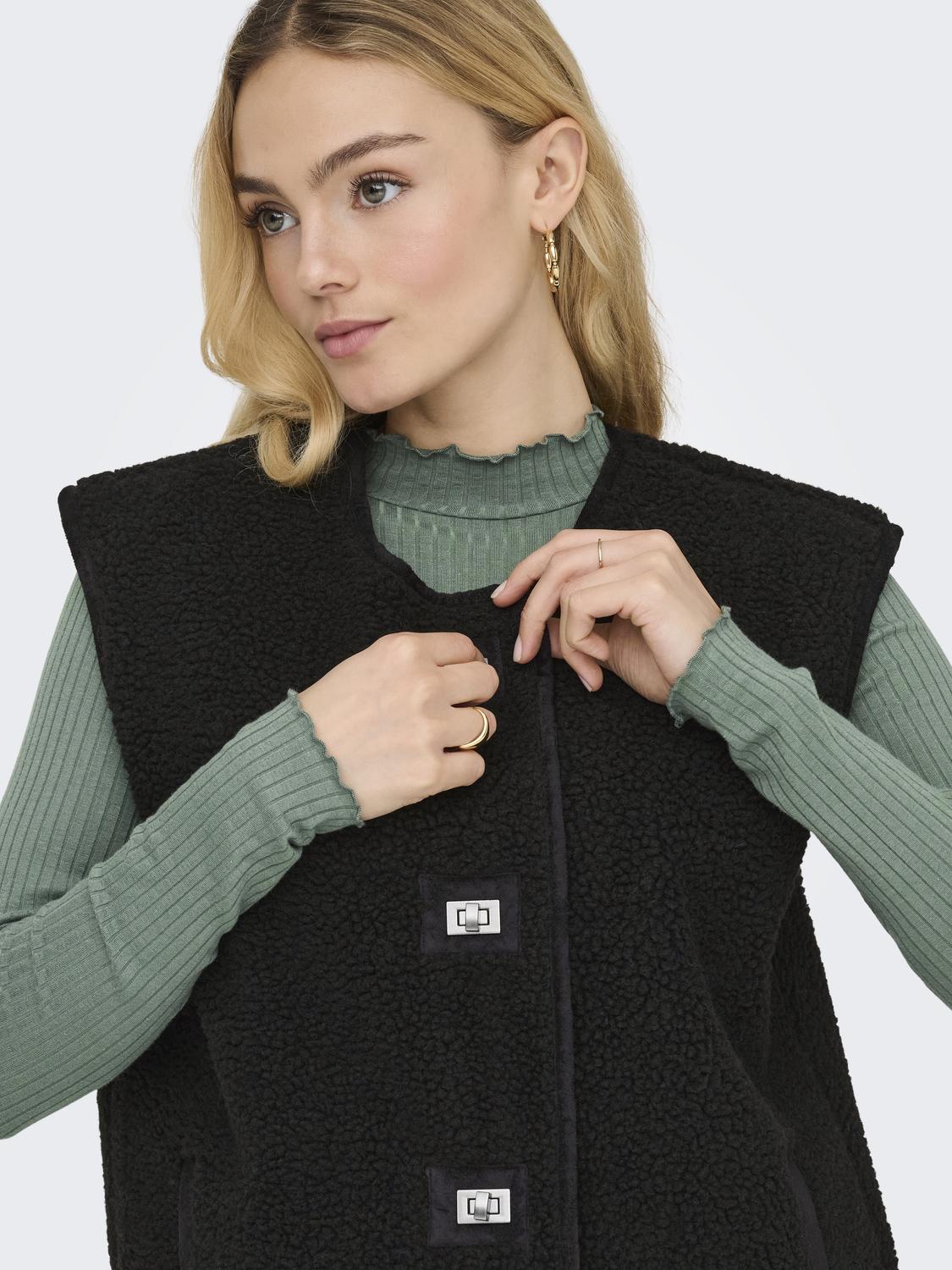 ONLWENDY TEDDY WAISTCOAT OTW - 4