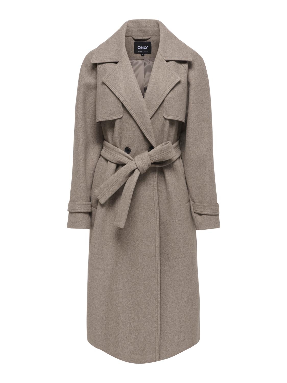 ONLLAURA BELTED LONG COAT OTW UG - 3