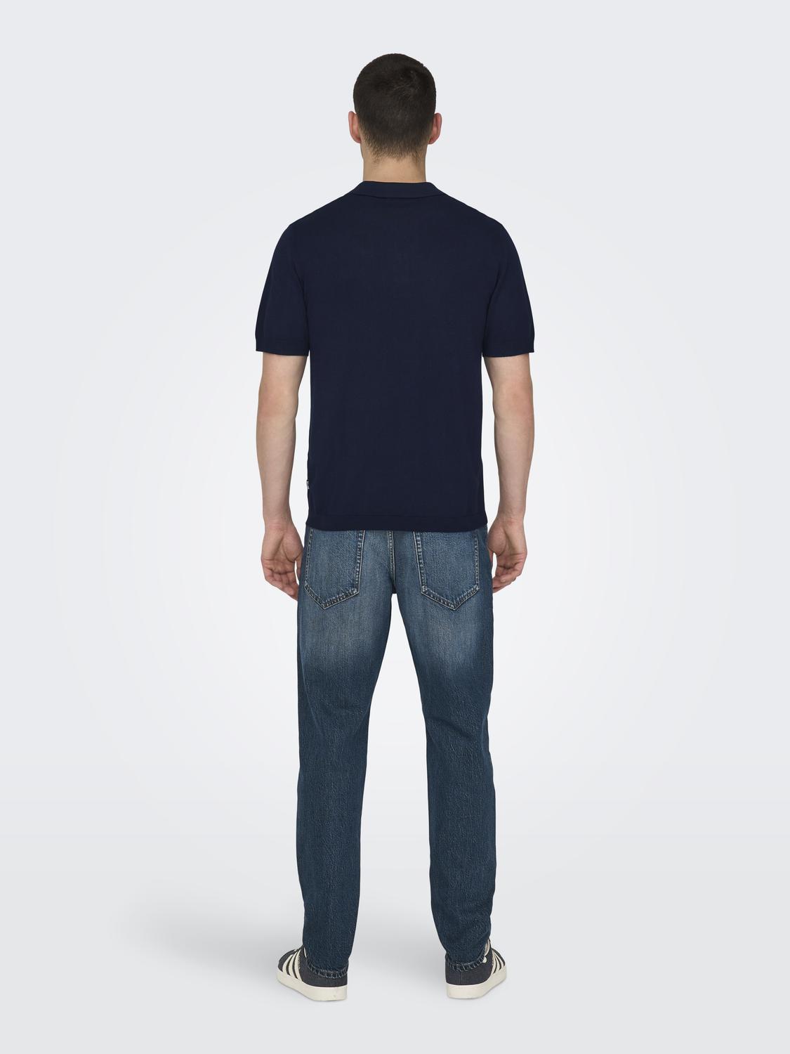 ONSWYLER REG 14 SS POLO KNIT NOOS - 2