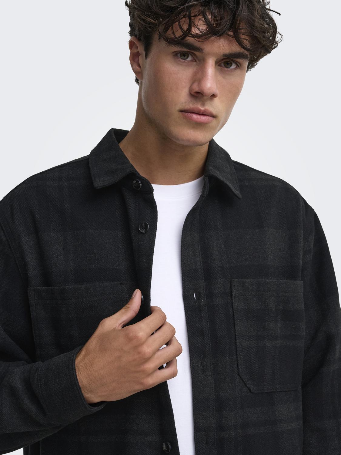 ONSALP CHECKED OVERSHIRT NOOS - 4