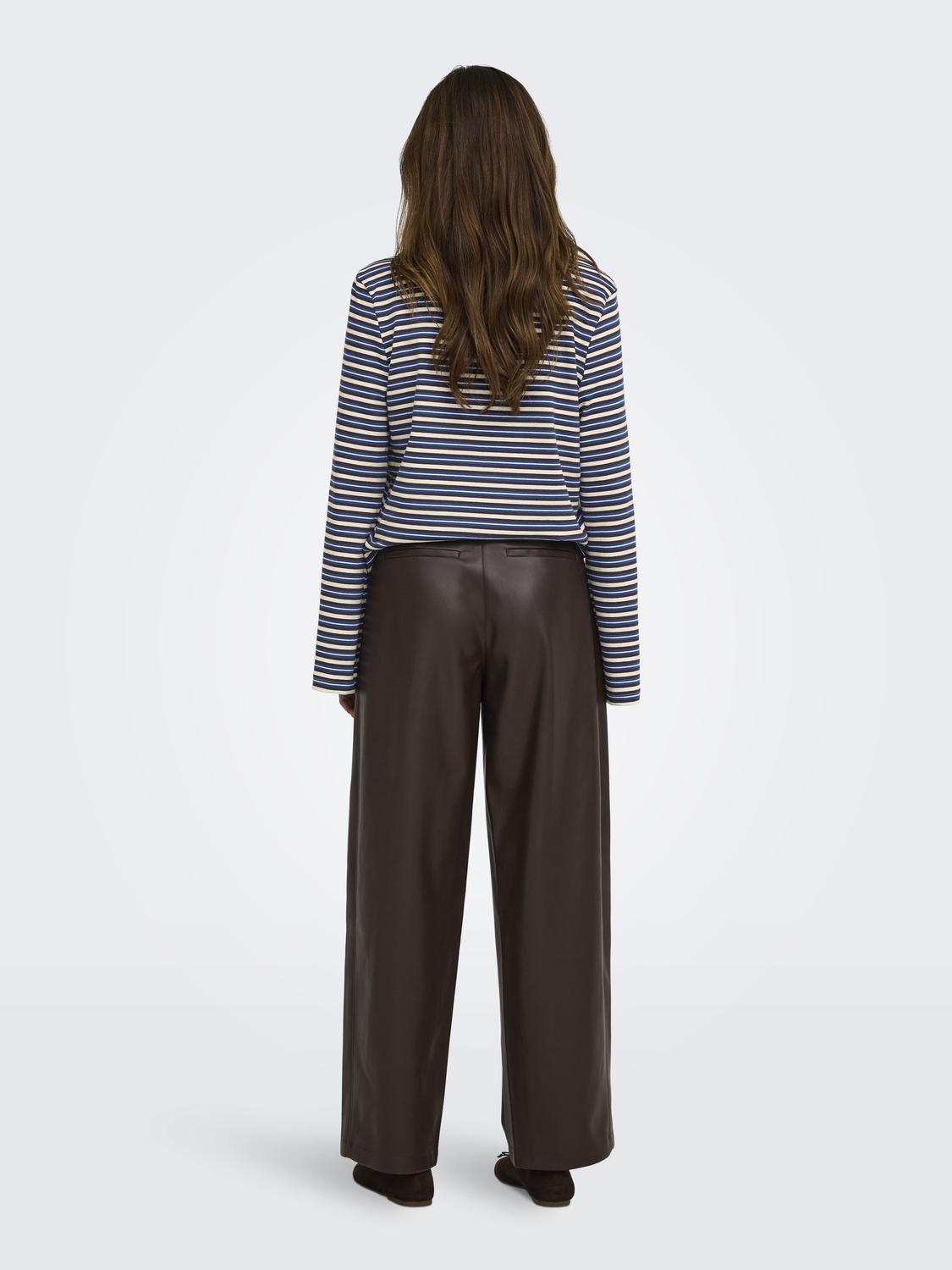 ONLNELI MW FAUX LEA BARREL PANT PNT - 2