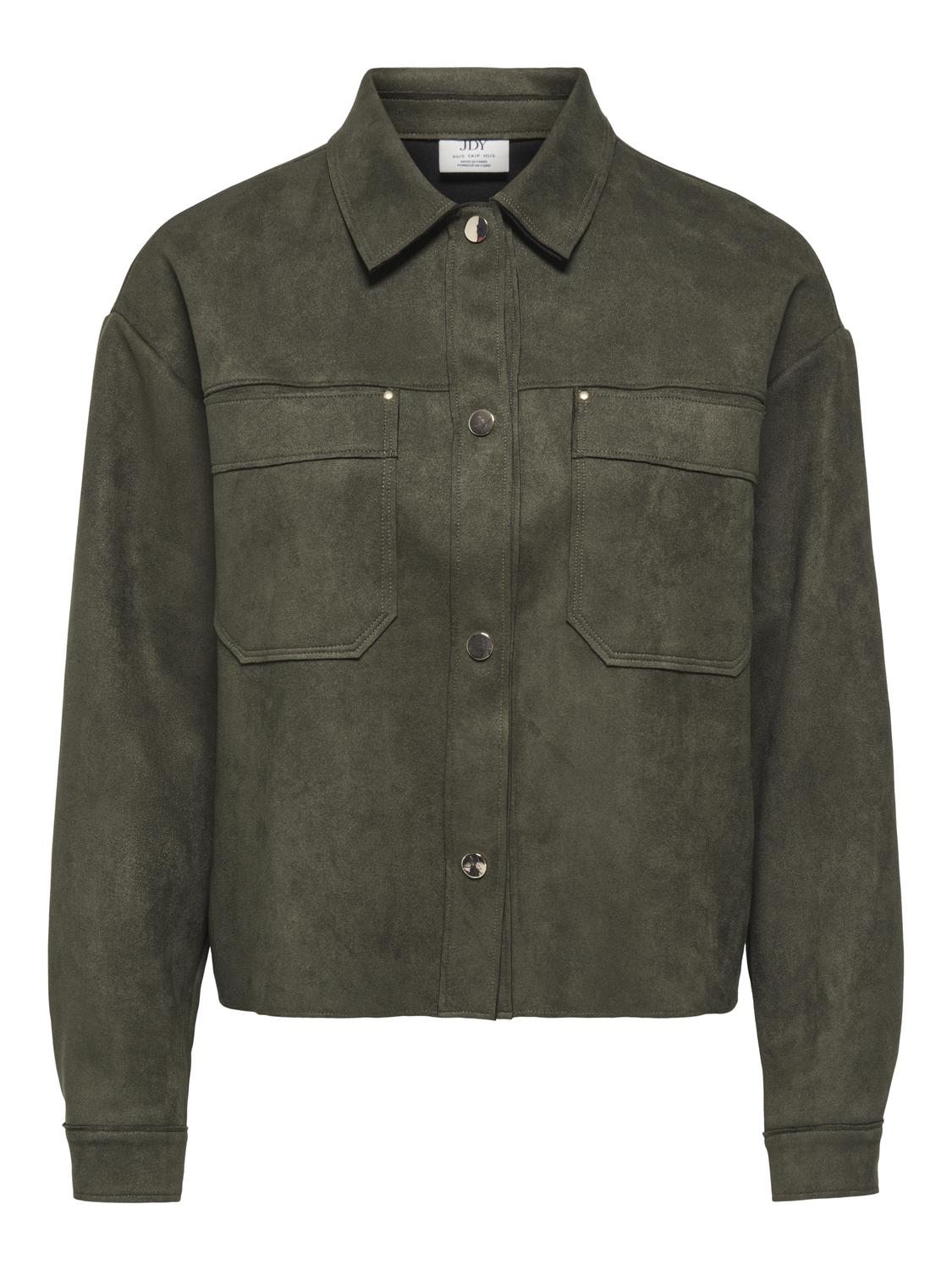 JDYJULLE L/S FAKE SUEDE SHIRT JRS NOOS - 3