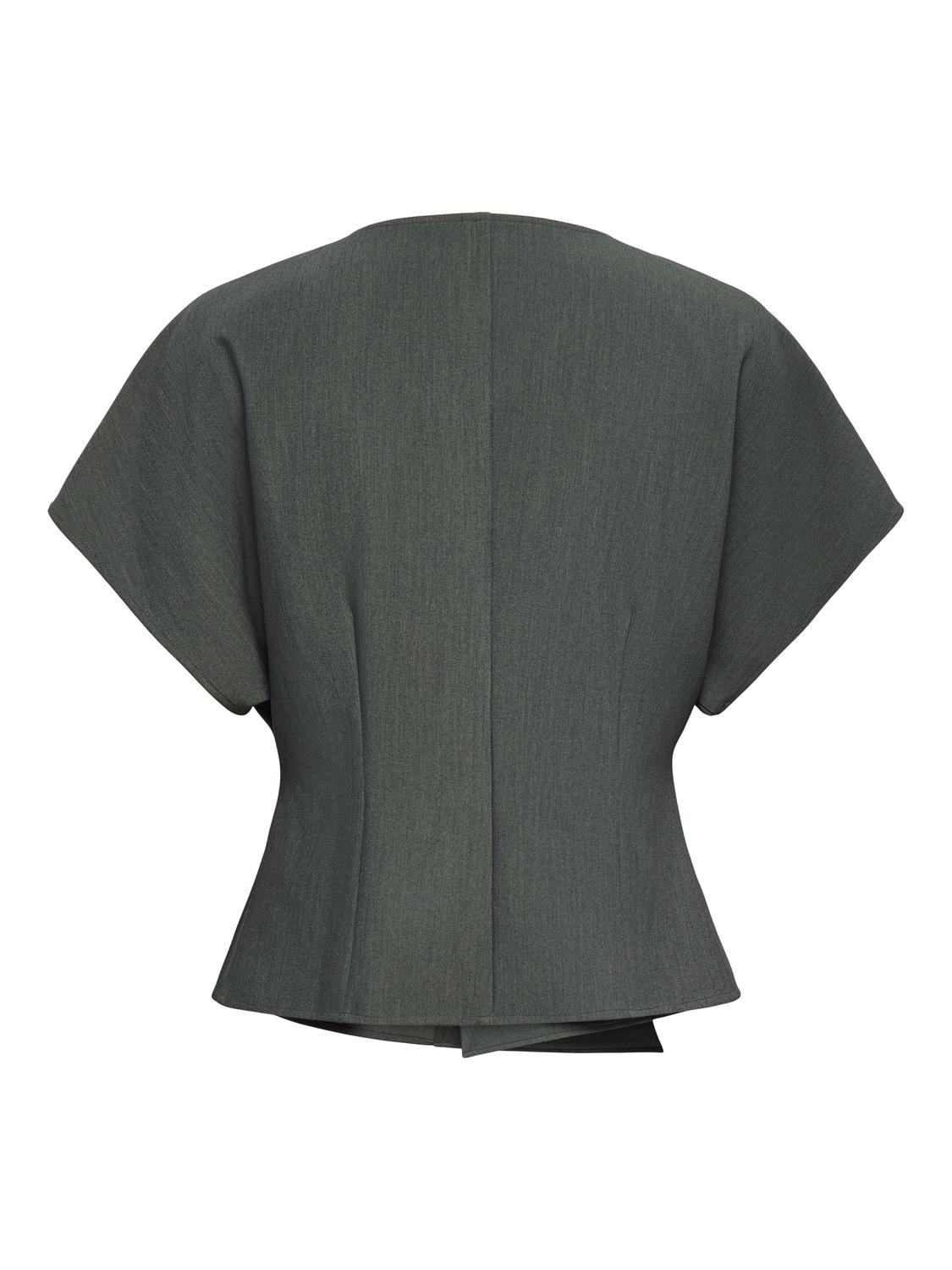 STUCASSIA S/S 1-BUTTON CARDIGAN WVN - 3
