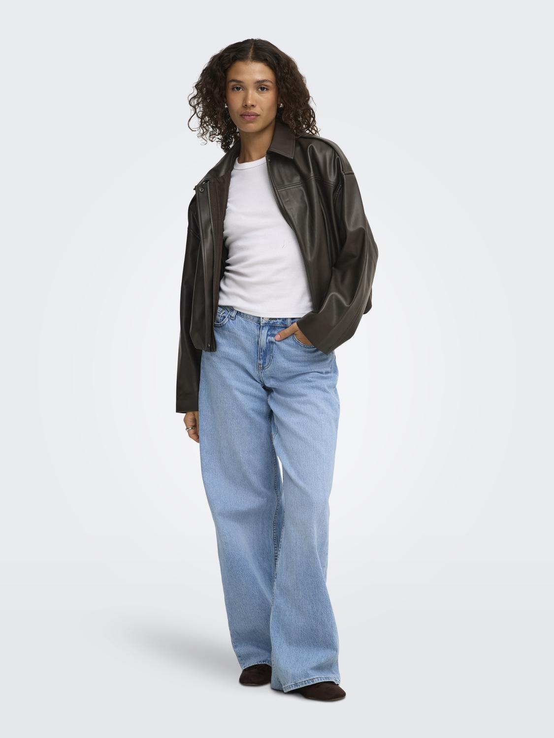 JDYANE FAUX LEATHER BAT JACKET OTW NOOS - 6