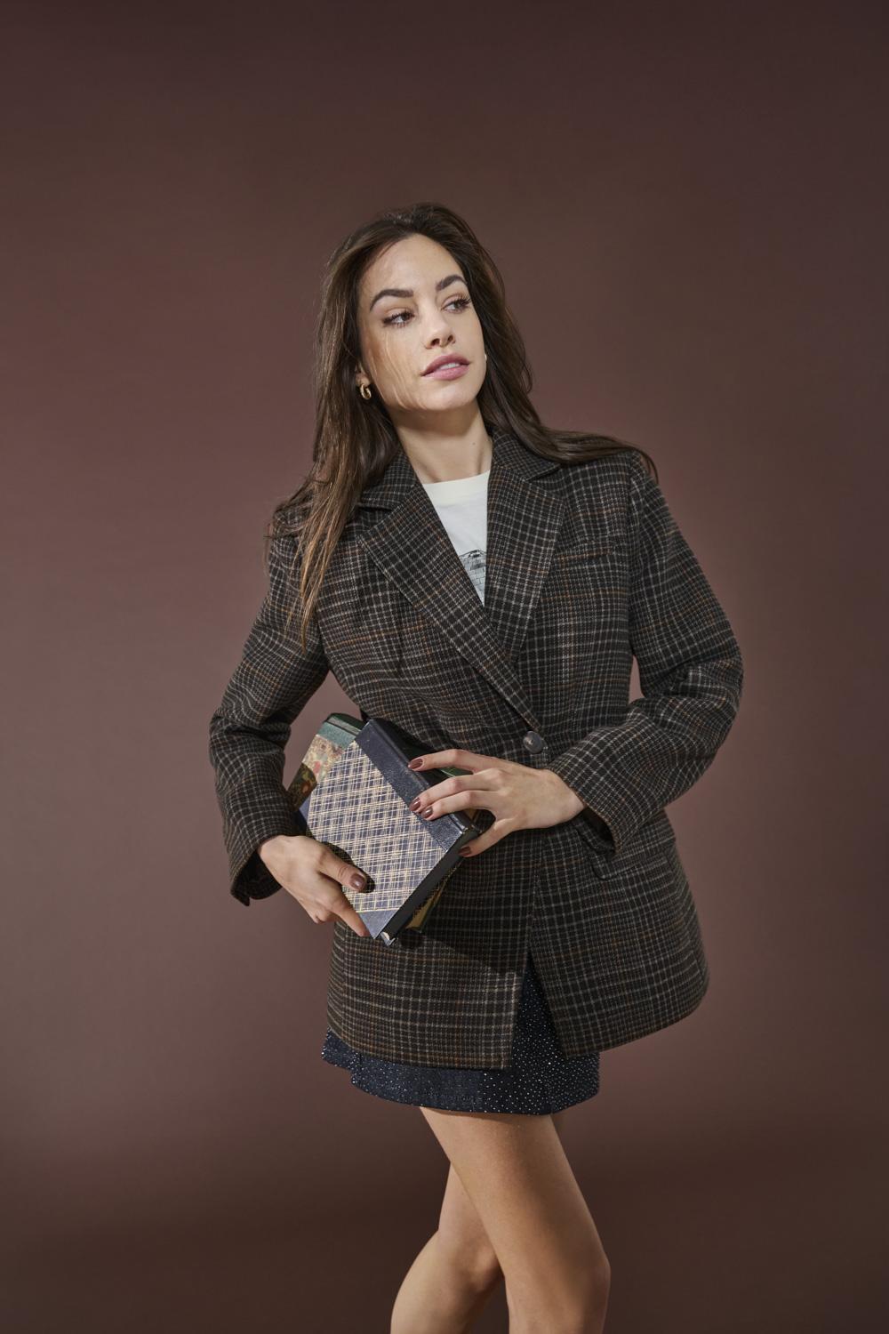 ONLMIKA CHECK  BLAZER JACKET OTW - 2