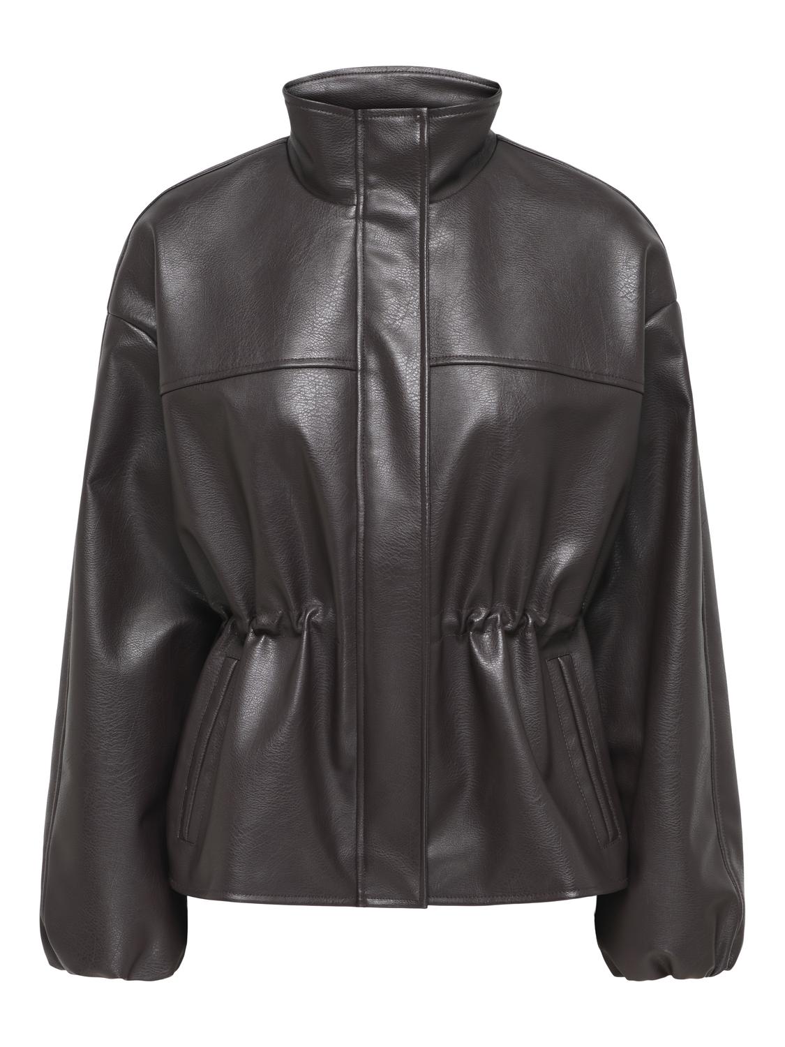 ONLROXY STRING FAUX LEATHER JACKET OTW - 3