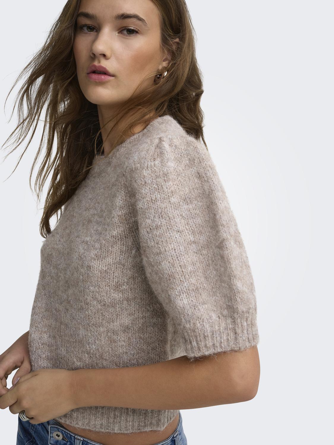 ONLNELLIE SS O-NECK KNT NCA - 4