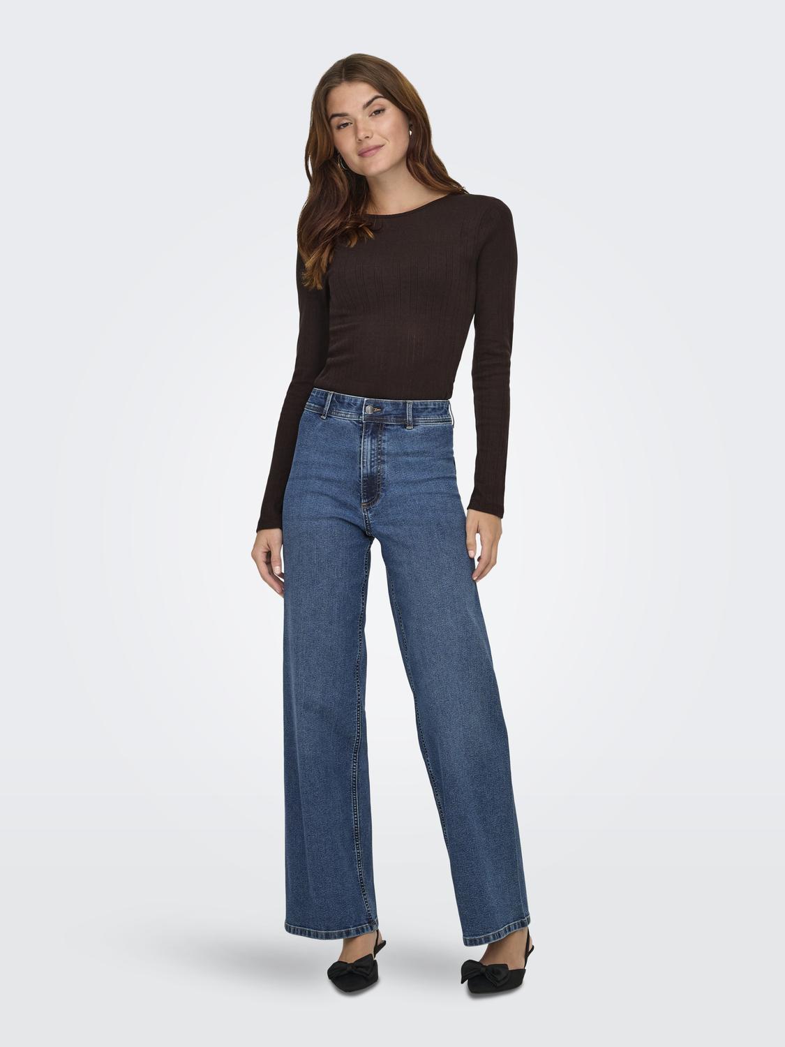 JDYSALSA MIA LIFE L/S O NECK TOP JRS DIA - 6