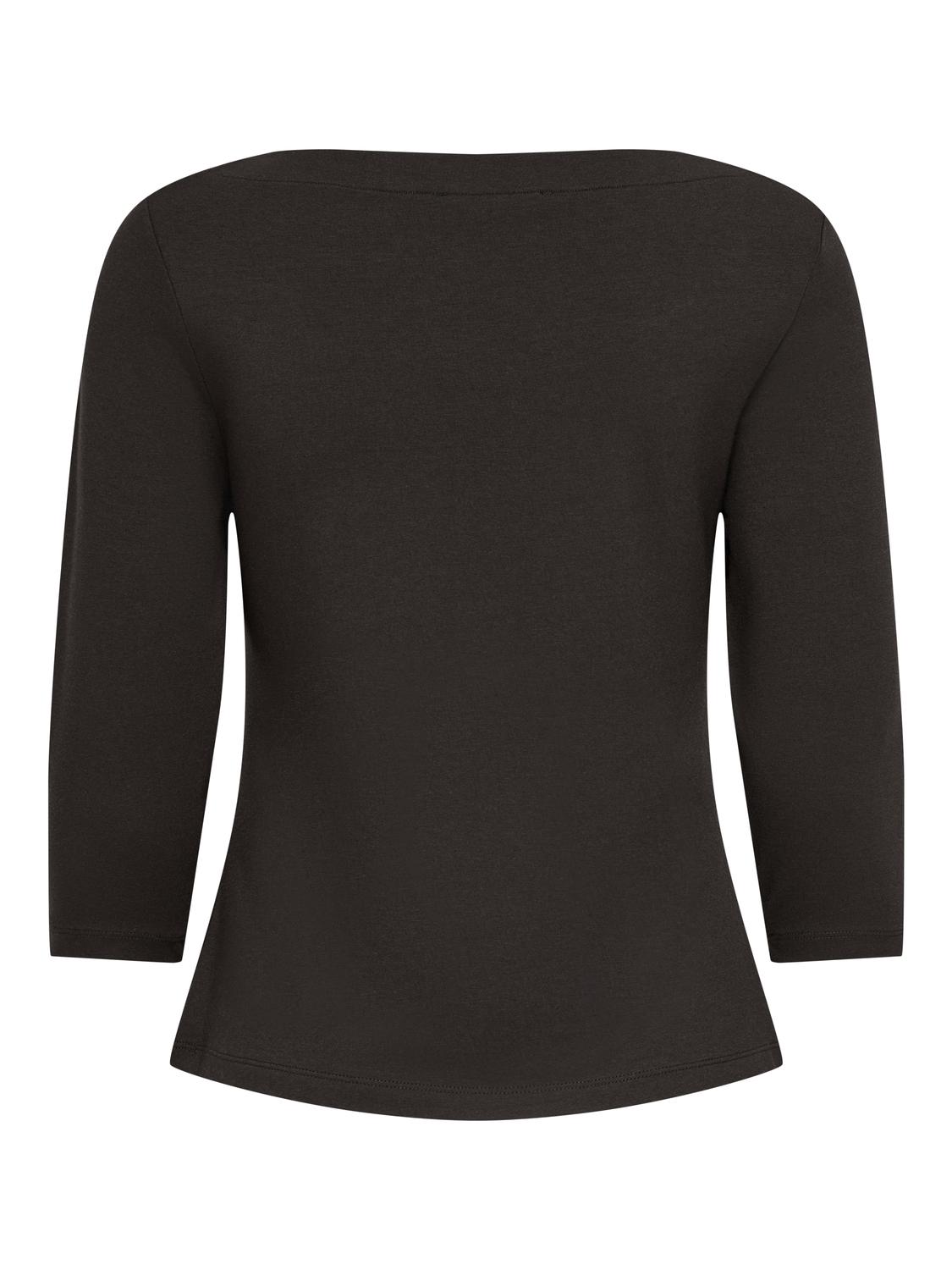 PGMERLE BASIC Top mit U-Boot-Ausschnitt in Regular Fit - 3