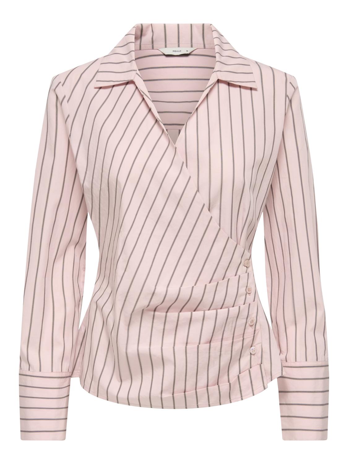 PGMAGGIE L/S ASSYMETRIC SHIRT WVN