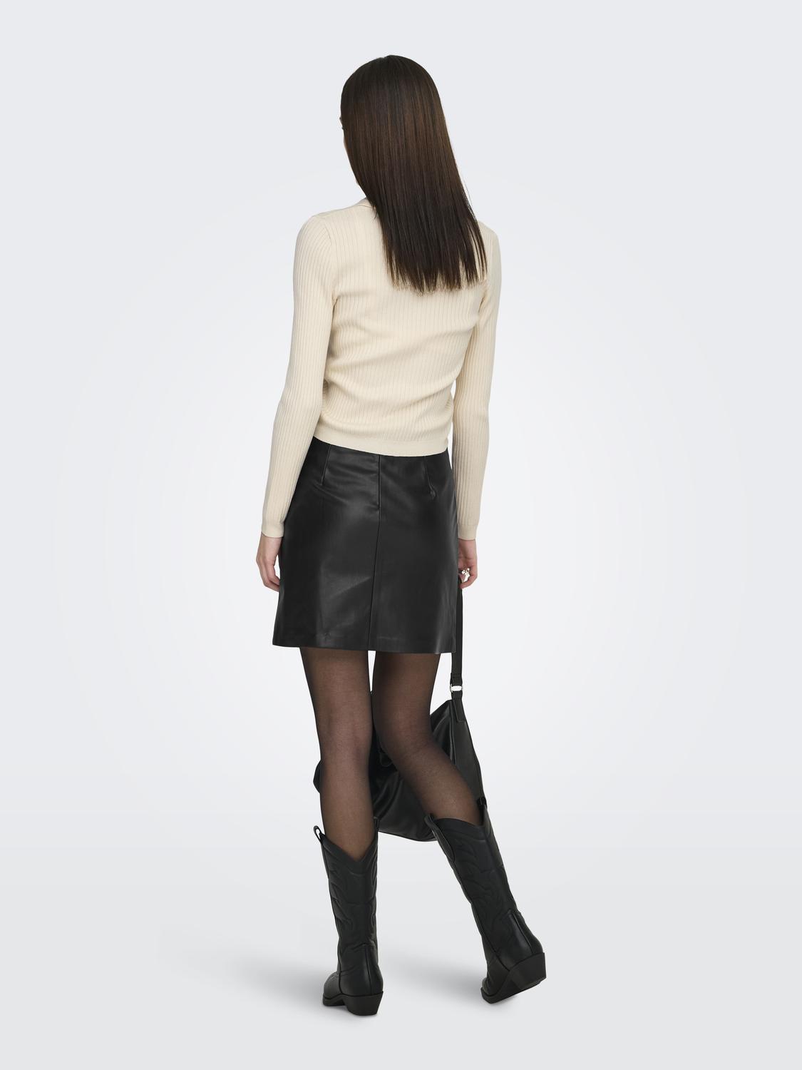 ONLELINA FAUX LEATHER SKIRT OTW - 2