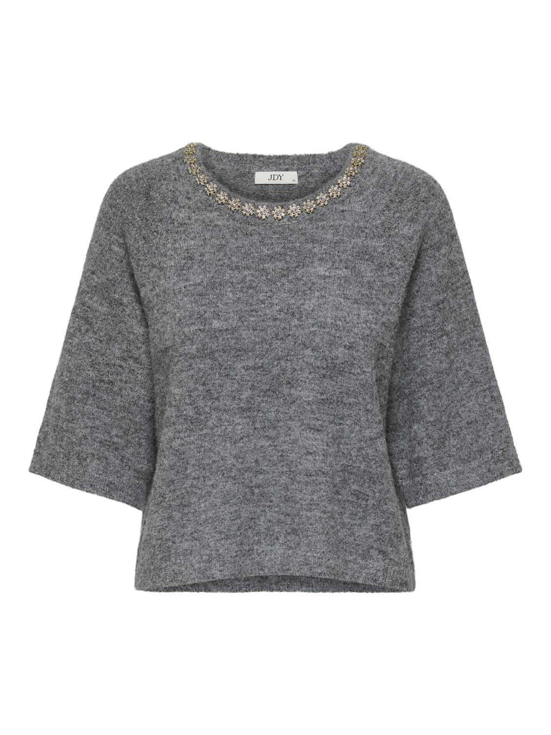 JDYALVA LIFE 3/4 EMBELLISH PULL KNT NOOS