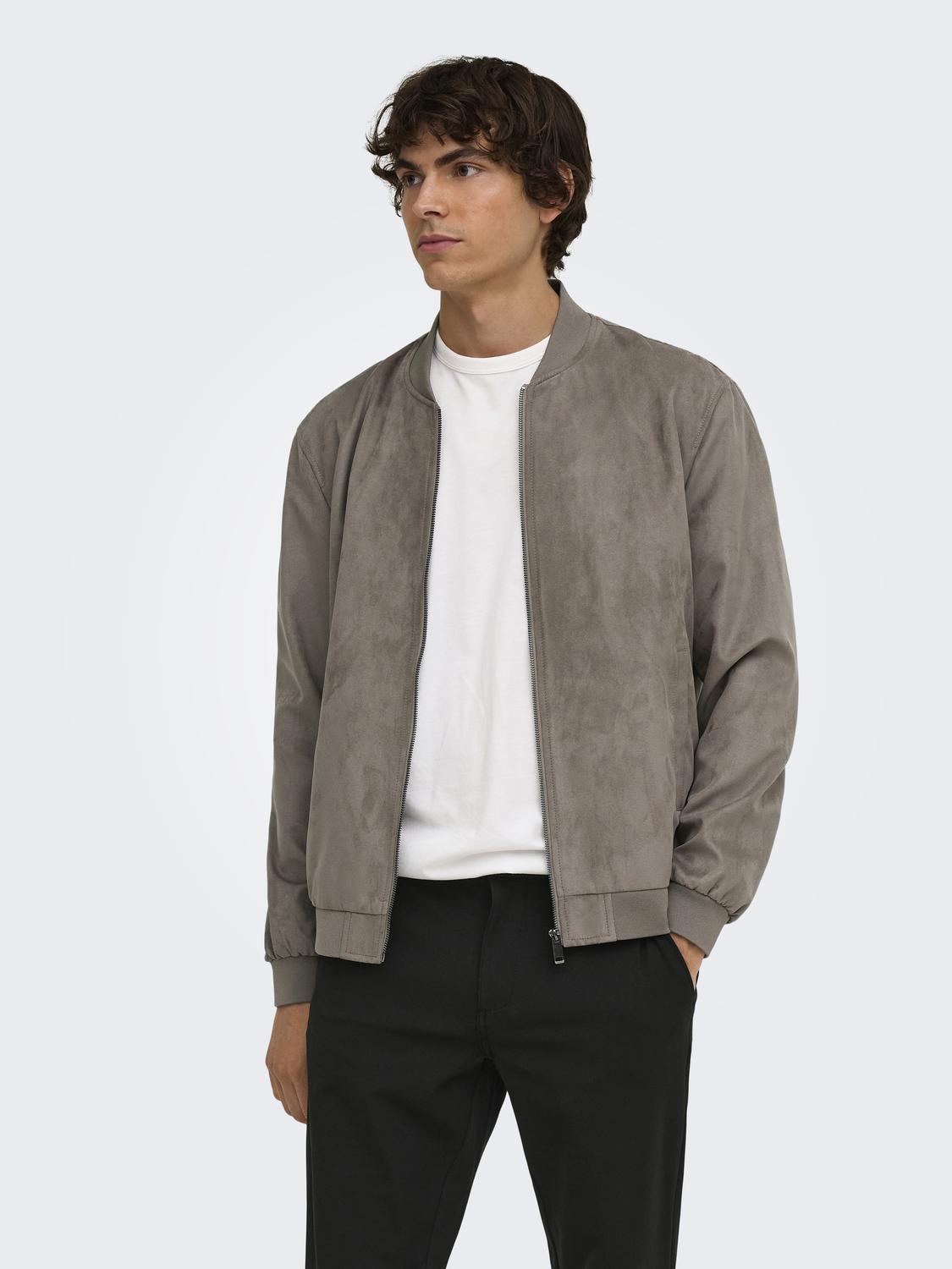 ONSLUCAS FAKE SUEDE BOMBER OTW NOOS