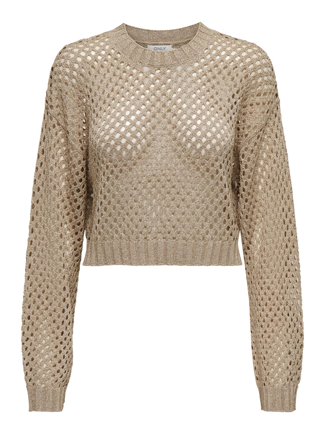 PGCATRIN LUREX PULLOVER L/S KNT