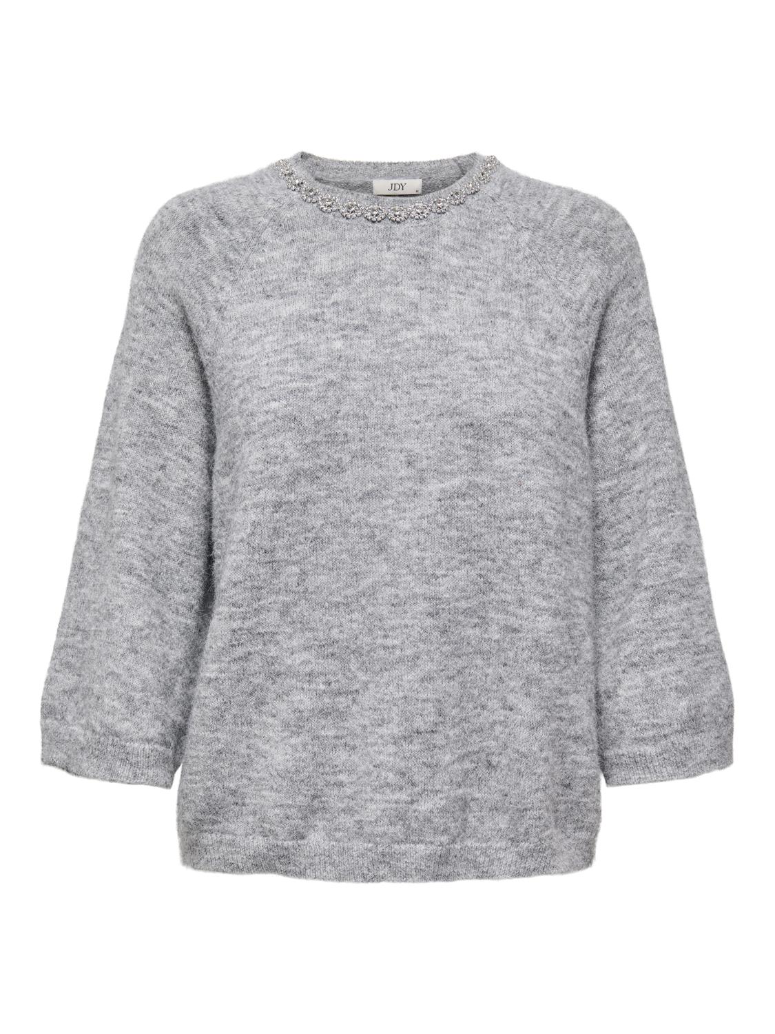 JDYALVA LIFE 3/4 EMBELLISH PULL KNT NOOS - 3
