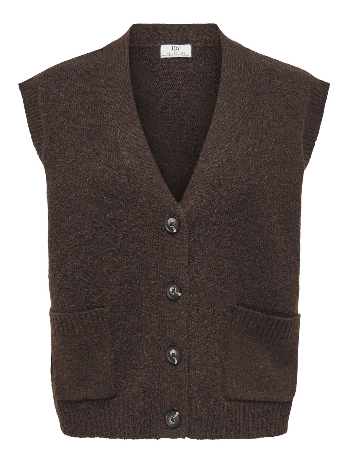 JDYSUPER S/L V-NECK VEST KNT NOOS - 3