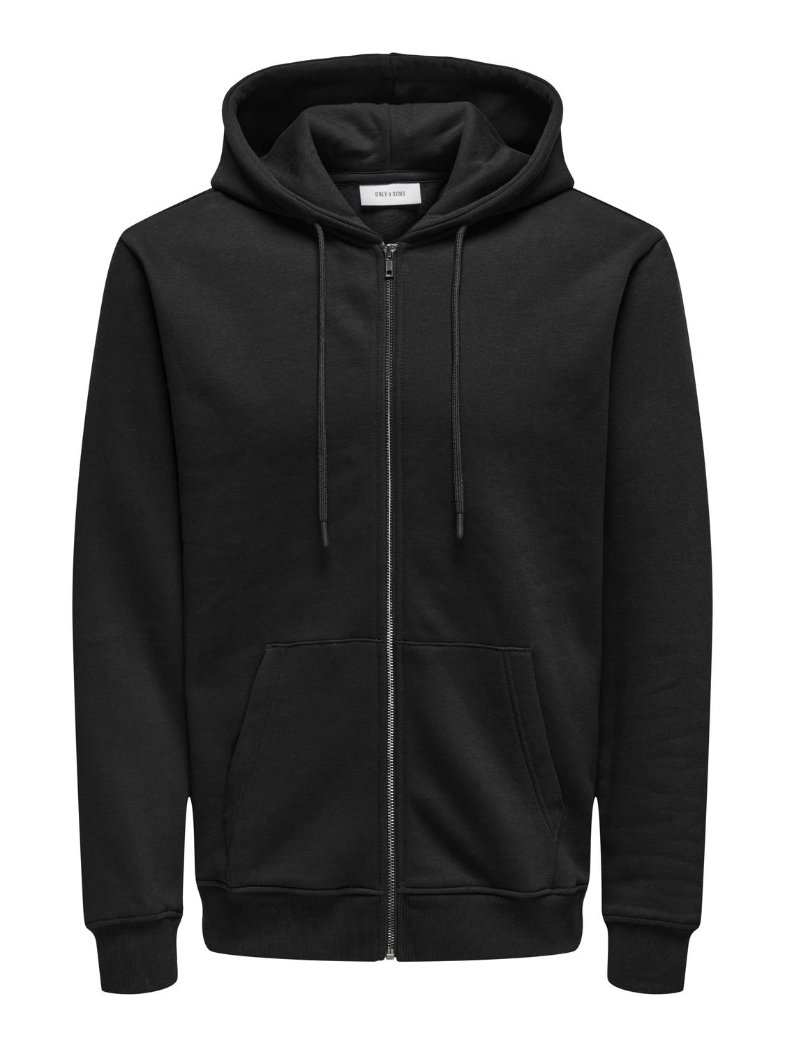 ONSCONNOR REG ZIP SWEAT HOODIE