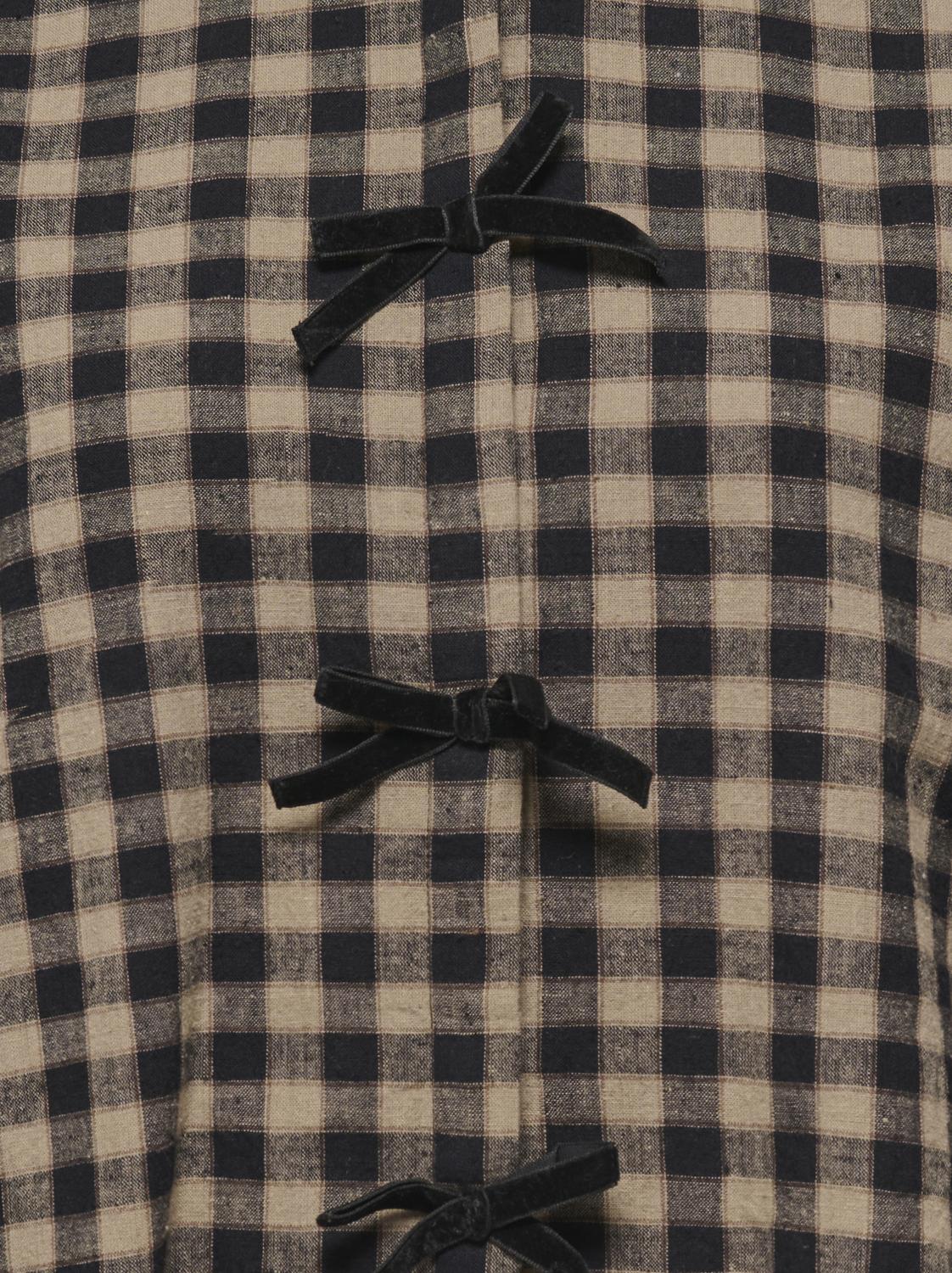ONLFRIDA CHECK BOW DETAIL SHIRT WVN EX - 2