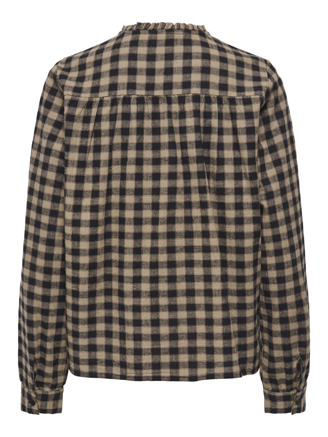 ONLFRIDA CHECK BOW DETAIL SHIRT WVN EX - 3