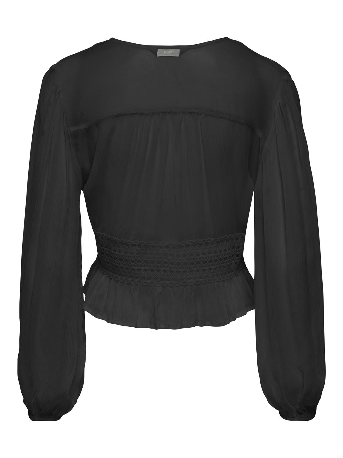 PGDITTA L/S LACE TOP WVN - 3