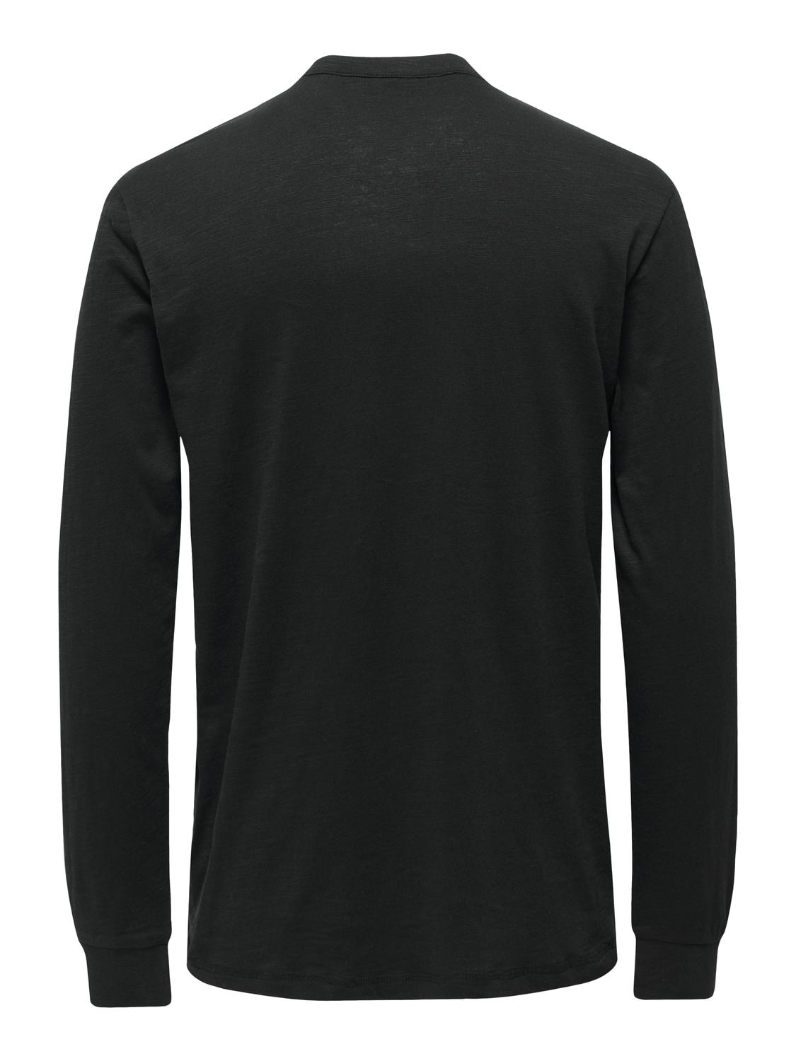 ONSBENNE HENLEY REG LS TEE VD - 7