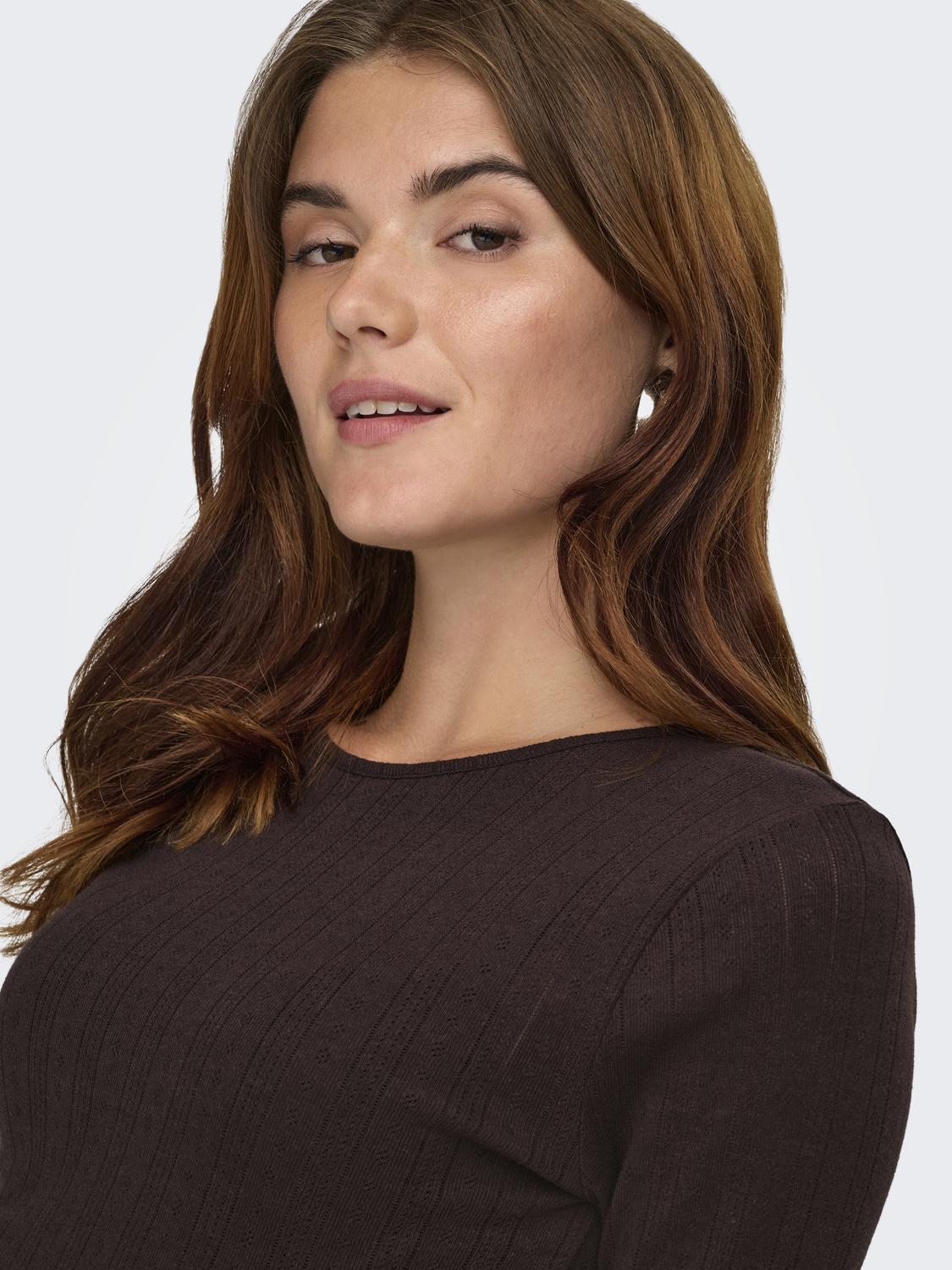 JDYSALSA MIA LIFE L/S O NECK TOP JRS DIA - 4