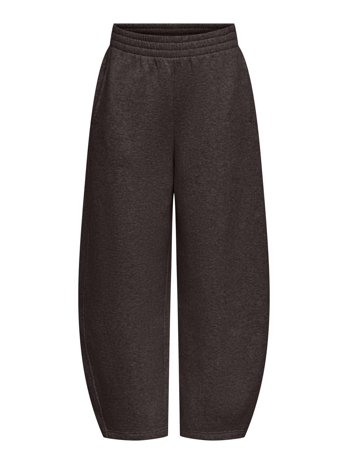 STUZOE Weite Hosen mit elastischem Bundband