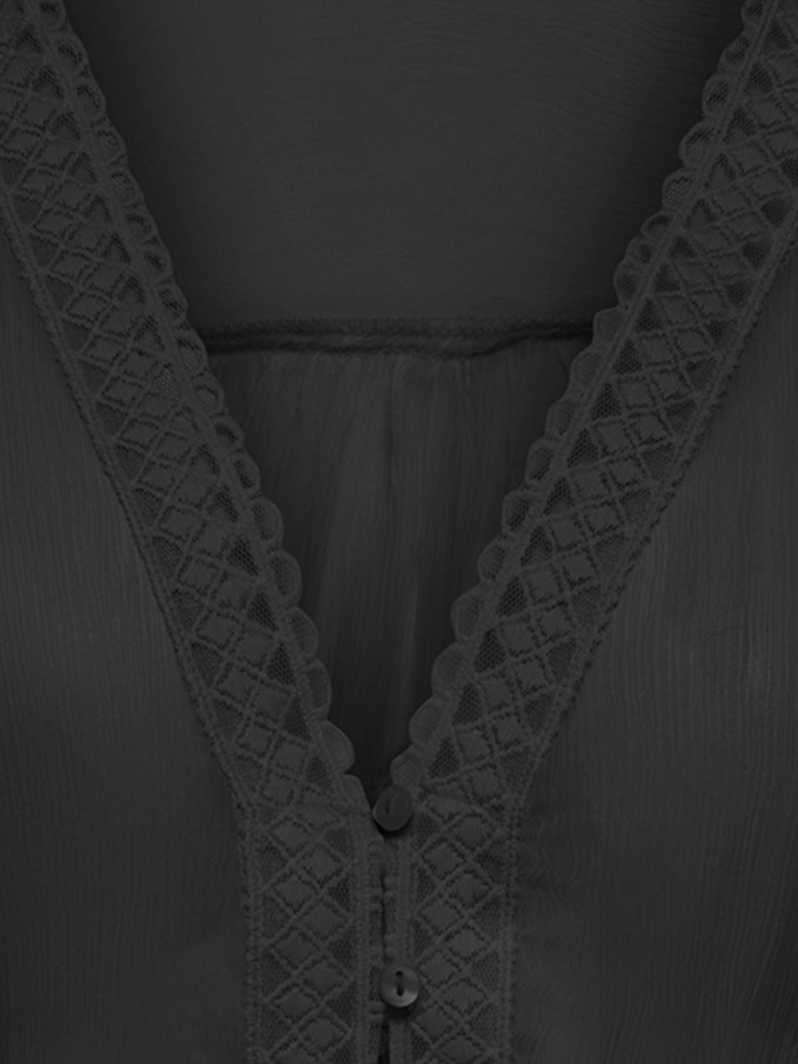 PGDITTA L/S LACE TOP WVN - 2