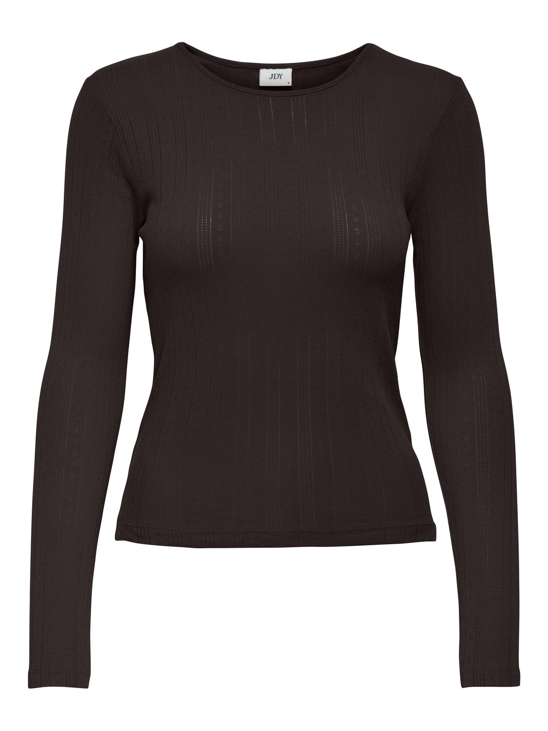 JDYSALSA MIA LIFE L/S O NECK TOP JRS DIA - 3