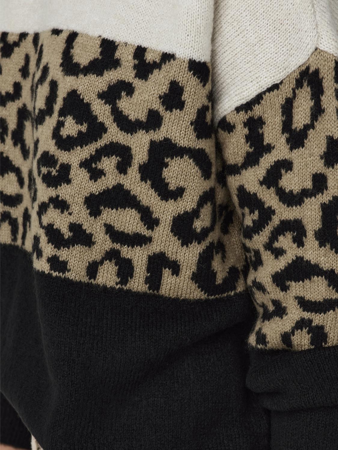 ONLJADE ANIMAL LS O-NECK KNT NOOS - 5