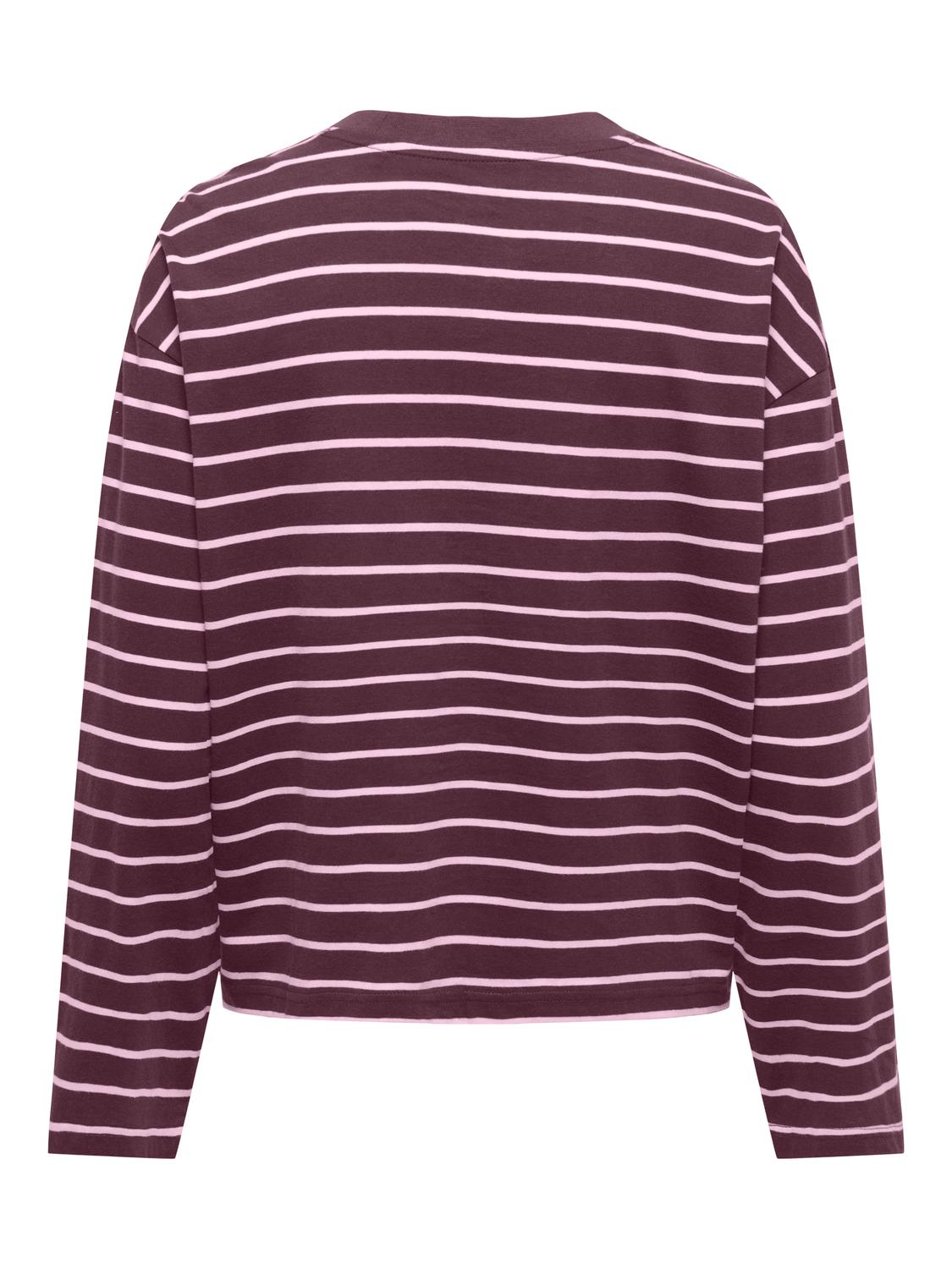 ONLHAPPY L/S O-NECK STRIPE TEE JRS - 3