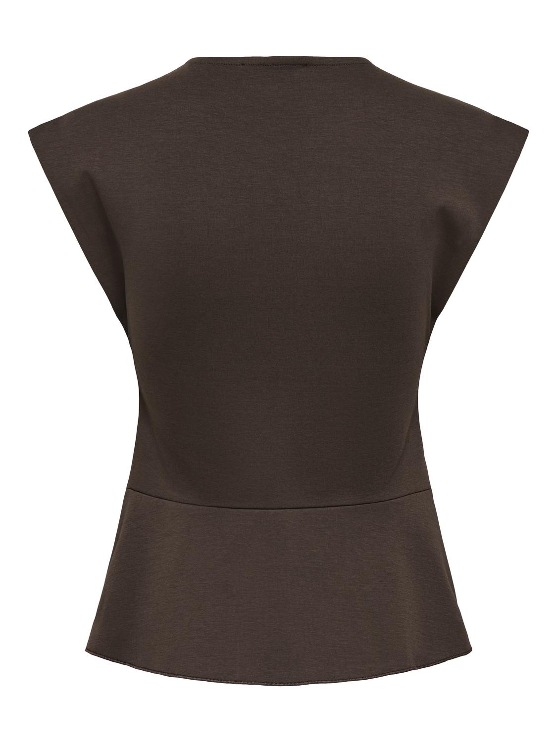 PGJULIETA S/L PEPLUM TOP JRS - 3