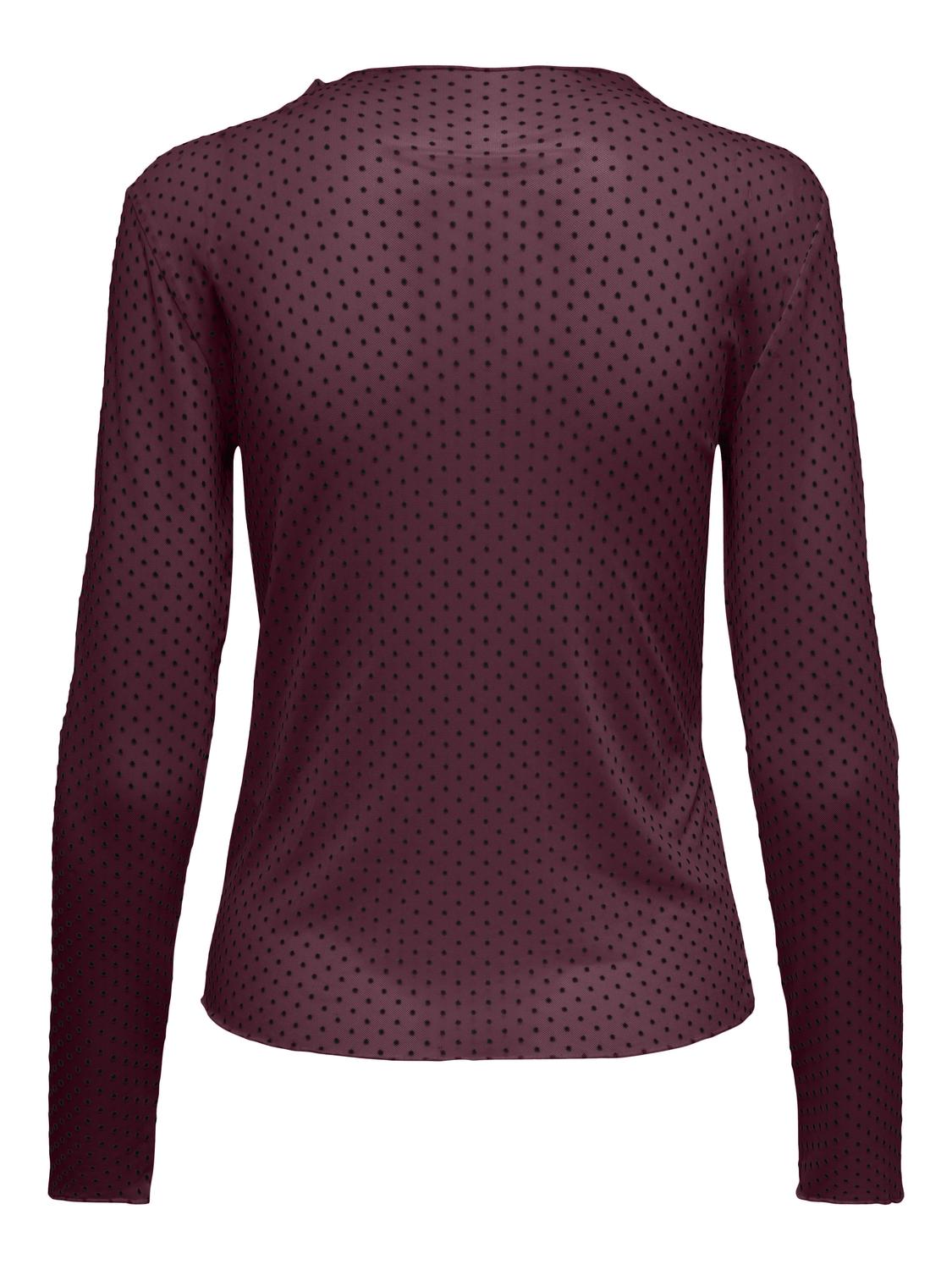 ONLJULIET L/S MOCKNECK TOP BOX OS JRS - 3