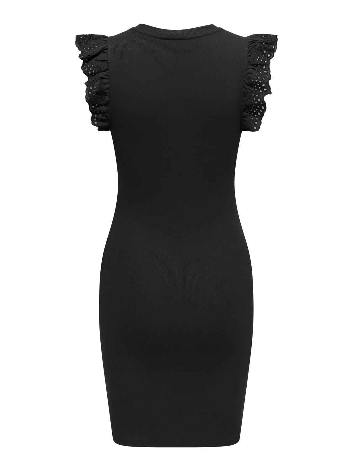 ONLMATHILDA S/L LACE DETAIL DRESS JRS - 2