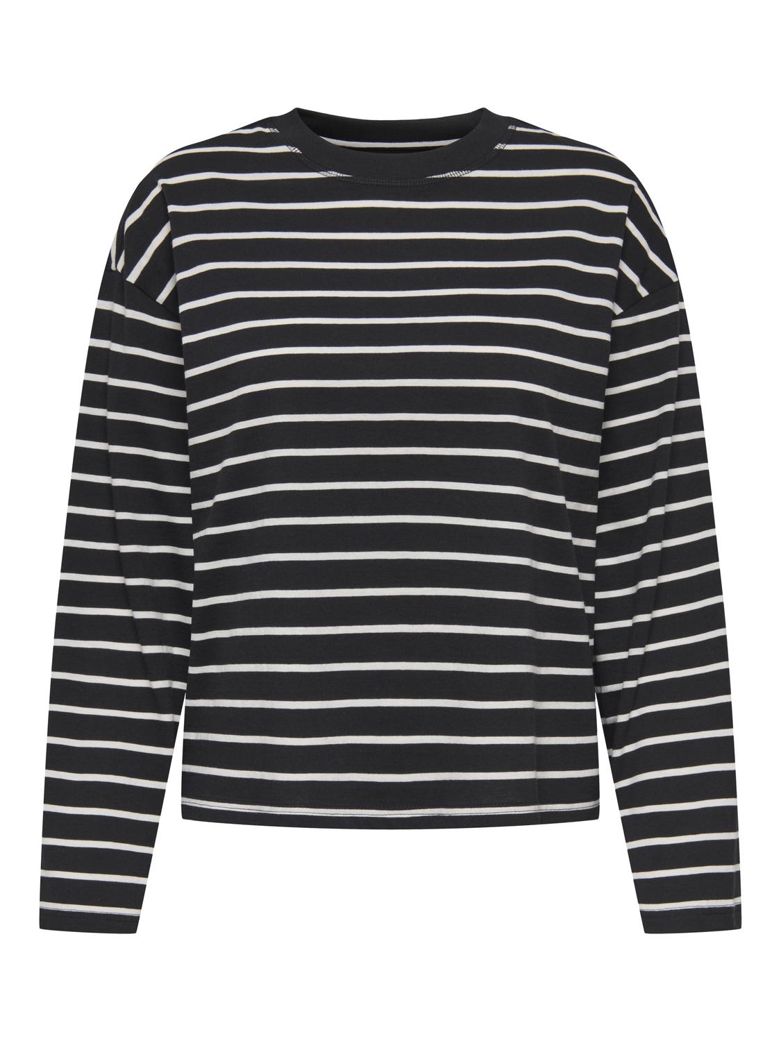 ONLHAPPY L/S O-NECK STRIPE TEE JRS