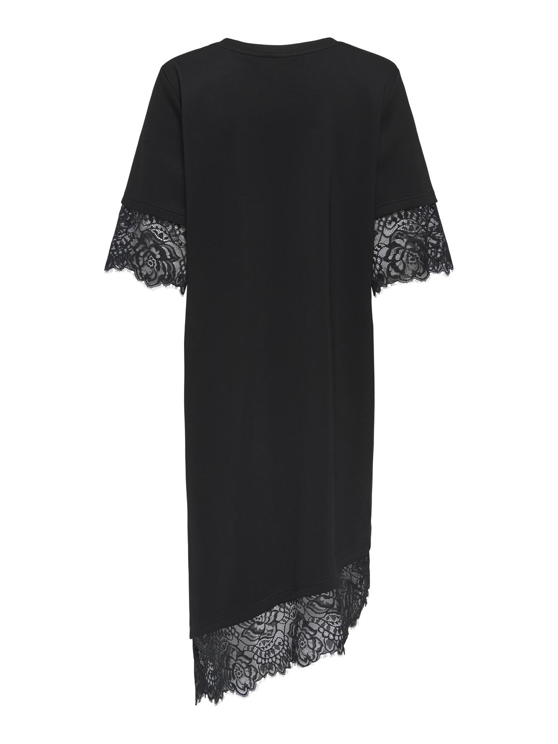STUMATO 2/4 LACE ASSYM DRESS SWT - 3