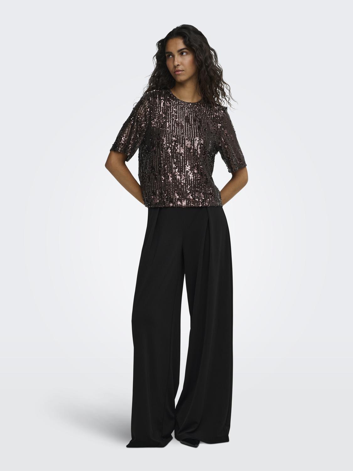 JDYDINA LIFE PLEAT WIDE PANT JRS NOOS - 6